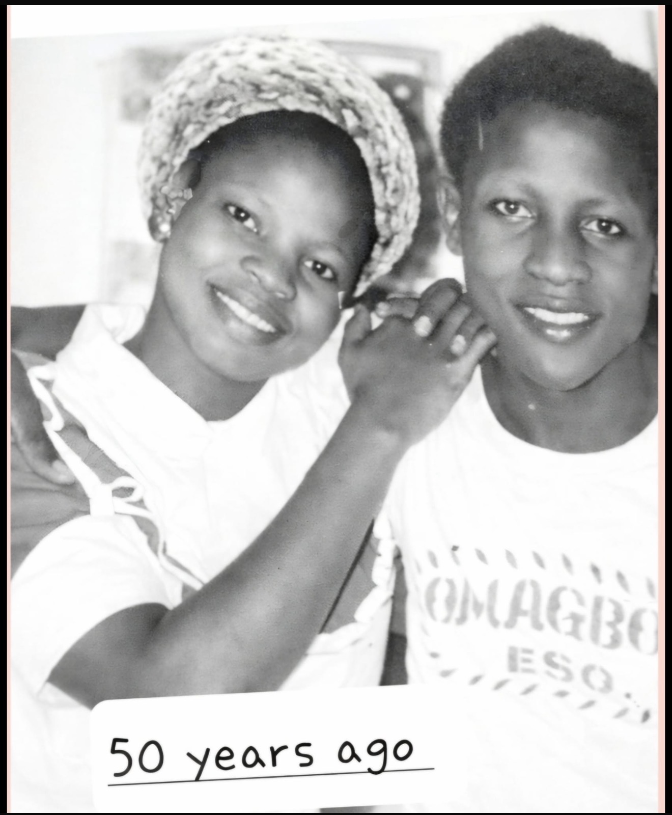 Florence and Pela as a young couple